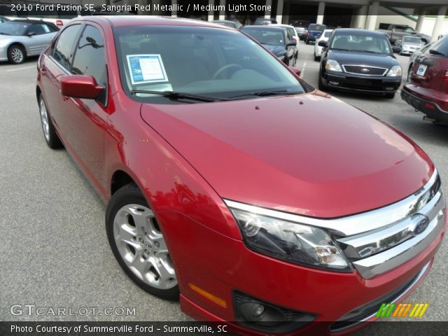 2010 Ford Fusion SE in Sangria Red Metallic