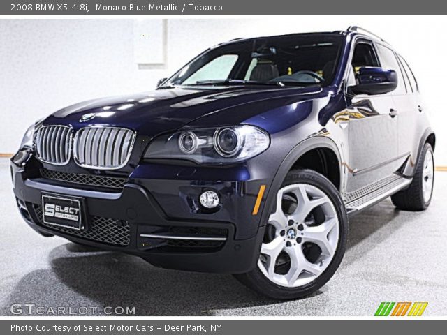 2008 BMW X5 4.8i in Monaco Blue Metallic