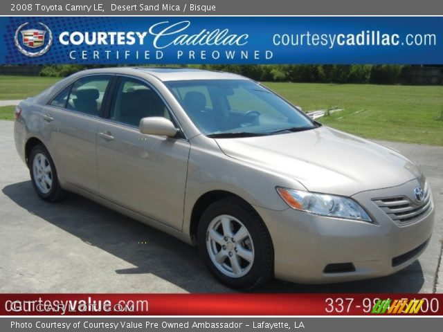 2008 Toyota Camry LE in Desert Sand Mica