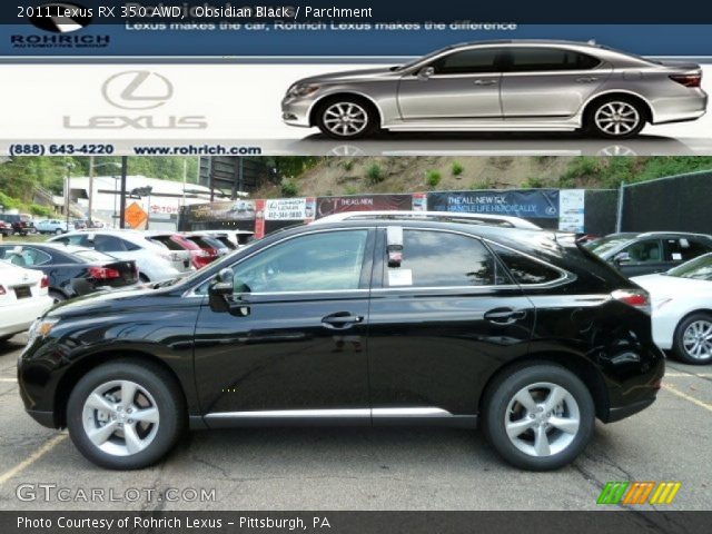 2011 Lexus RX 350 AWD in Obsidian Black