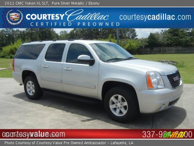2011 GMC Yukon XL SLT in Pure Silver Metallic