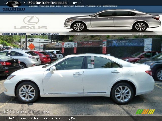 2011 Lexus ES 350 in Starfire White Pearl