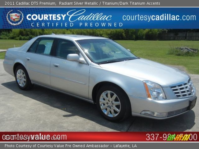 2011 Cadillac DTS Premium in Radiant Silver Metallic