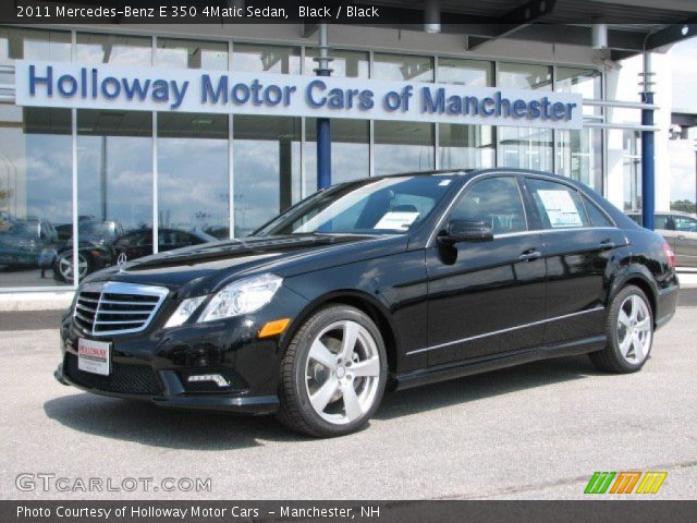 2011 Mercedes-Benz E 350 4Matic Sedan in Black