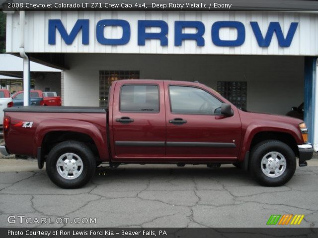 2008 Chevrolet Colorado LT Z71 Crew Cab 4x4 in Deep Ruby Metallic