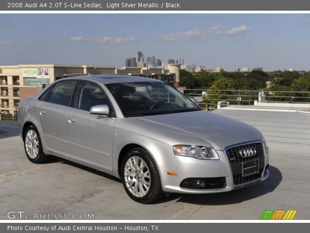 2008 Audi A4 2.0T S-Line Sedan in Light Silver Metallic