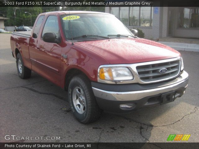 2003 Ford F150 XLT SuperCab in Burgundy Red Metallic