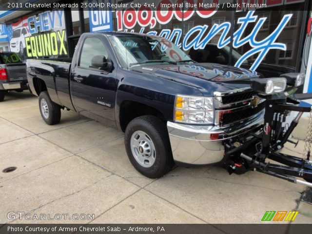 2011 Chevrolet Silverado 2500HD Regular Cab 4x4 in Imperial Blue Metallic
