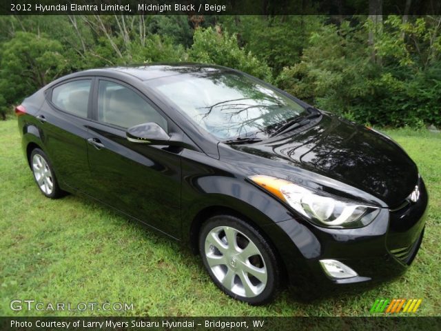 2012 Hyundai Elantra Limited in Midnight Black