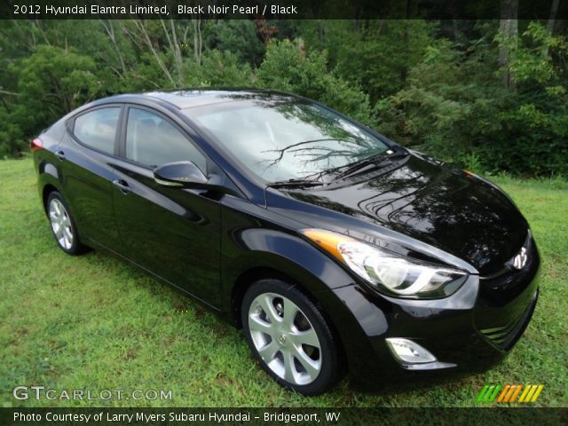 2012 Hyundai Elantra Limited in Black Noir Pearl