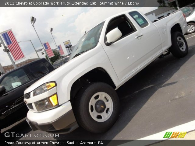 2011 Chevrolet Colorado Work Truck Extended Cab in Summit White