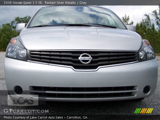 2008 Nissan Quest 3.5 SE in Radiant Silver Metallic