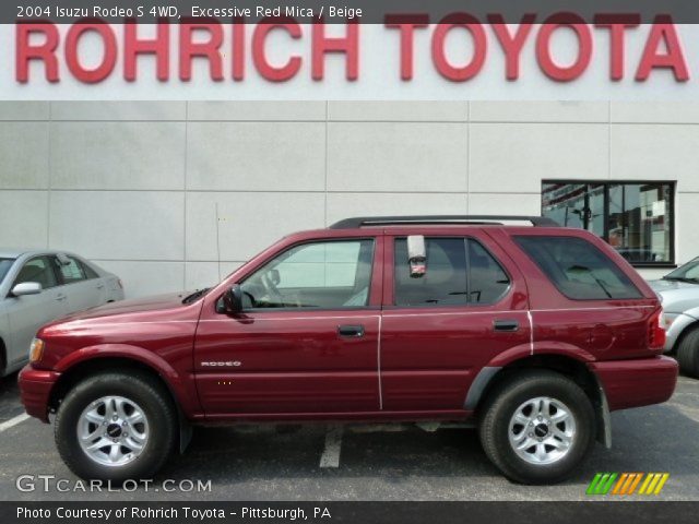 2004 Isuzu Rodeo S 4WD in Excessive Red Mica