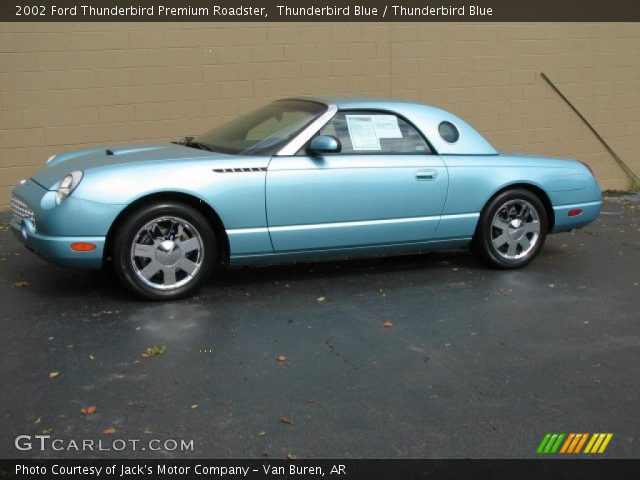 2002 Ford Thunderbird Premium Roadster in Thunderbird Blue