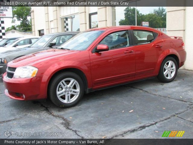 2010 Dodge Avenger R/T in Inferno Red Crystal Pearl