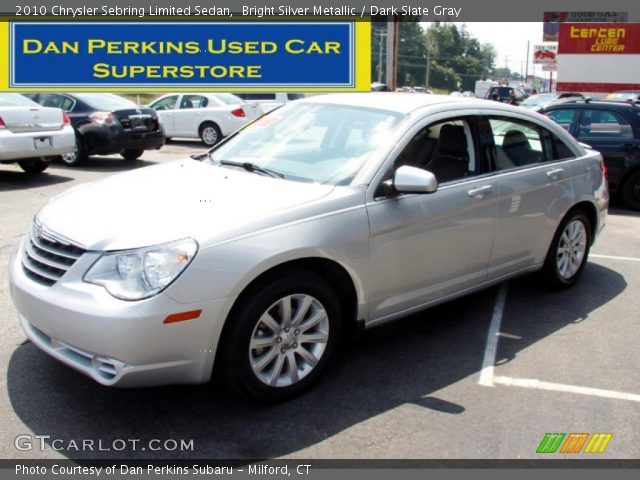 2010 Chrysler Sebring Limited Sedan in Bright Silver Metallic
