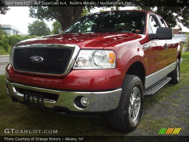 2007 Ford F150 XLT SuperCab 4x4 in Redfire Metallic