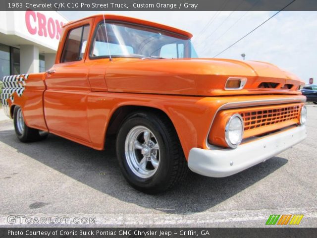 1963 Chevrolet C/K C10 Pro Street Truck in Custom Orange