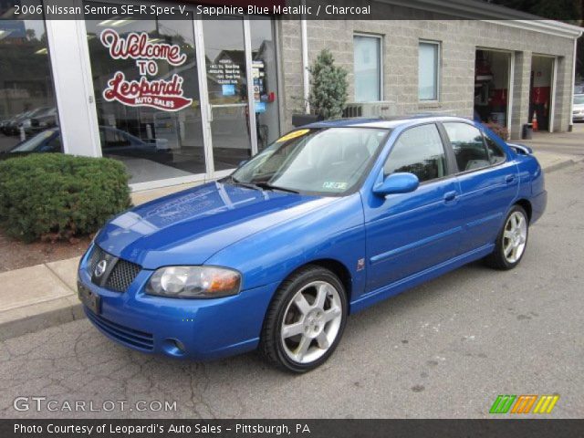 2006 Nissan Sentra SE-R Spec V in Sapphire Blue Metallic
