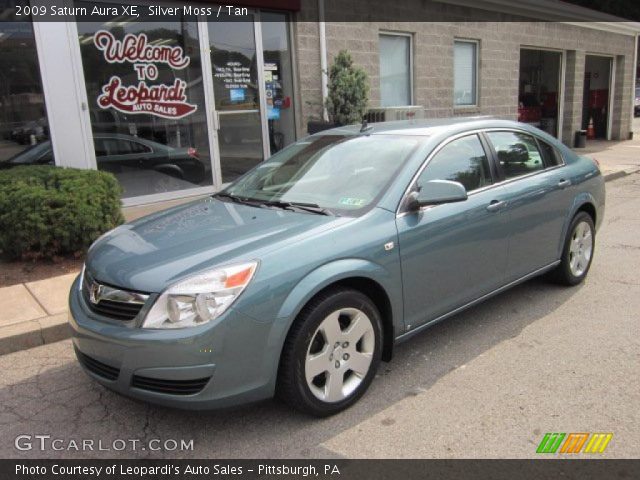 2009 Saturn Aura XE in Silver Moss
