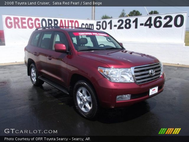 2008 Toyota Land Cruiser  in Salsa Red Pearl