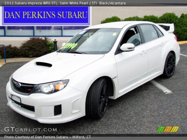 2011 Subaru Impreza WRX STi in Satin White Pearl