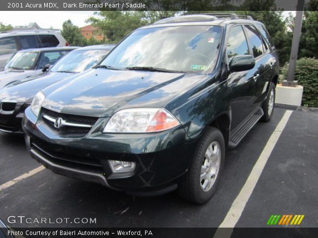 2001 Acura MDX  in Dark Emerald Pearl