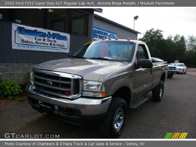 2003 Ford F350 Super Duty XLT Regular Cab 4x4 in Arizona Beige Metallic