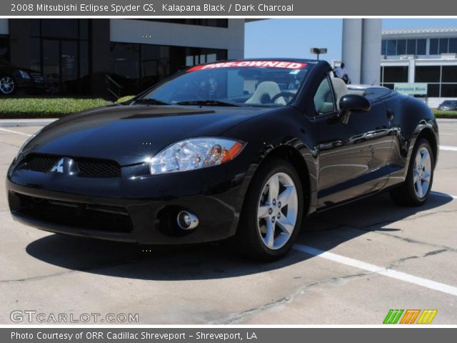 2008 Mitsubishi Eclipse Spyder GS in Kalapana Black