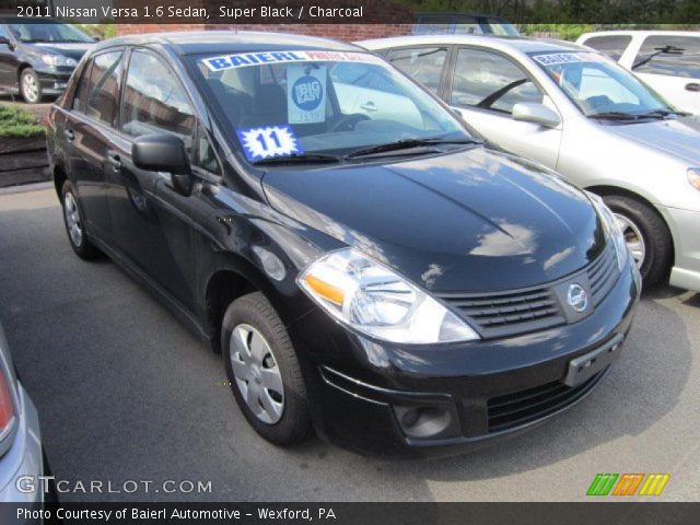 2011 Nissan Versa 1.6 Sedan in Super Black