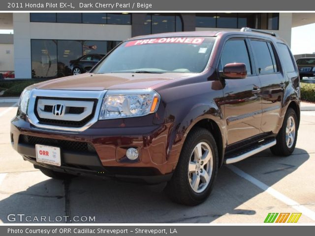 2011 Honda Pilot EX-L in Dark Cherry Pearl
