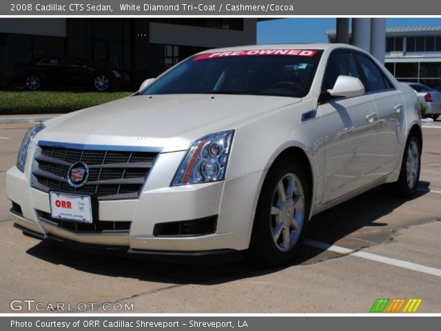 2008 Cadillac CTS Sedan in White Diamond Tri-Coat