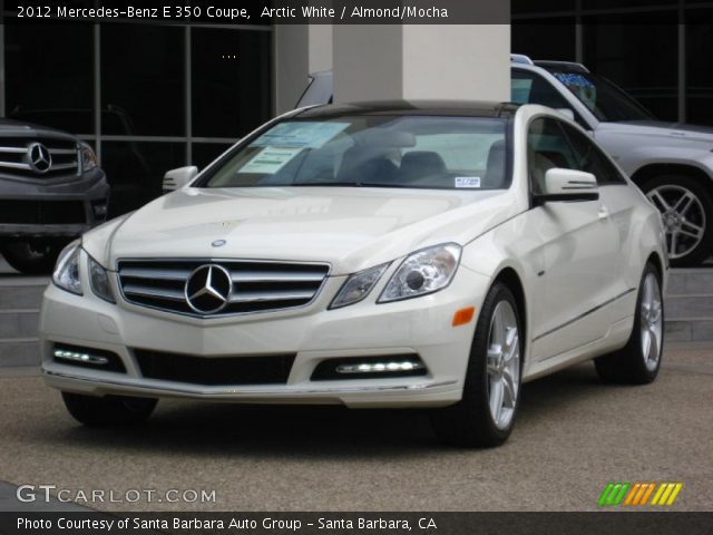 2012 Mercedes-Benz E 350 Coupe in Arctic White