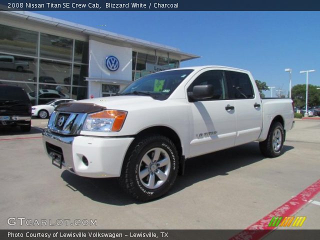 2008 Nissan Titan SE Crew Cab in Blizzard White