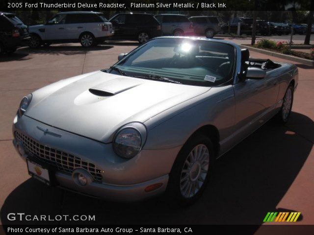 2005 Ford Thunderbird Deluxe Roadster in Platinum Silver Metallic