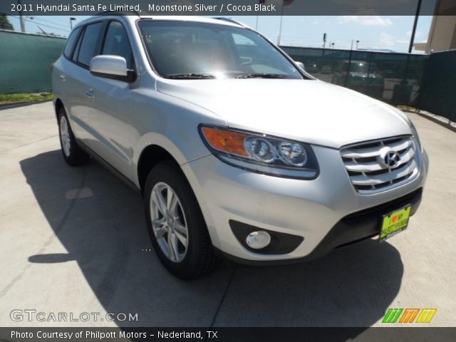 2011 Hyundai Santa Fe Limited in Moonstone Silver