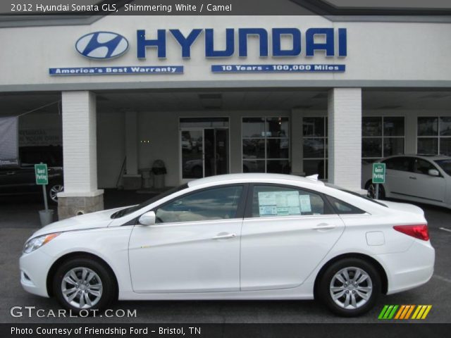 2012 Hyundai Sonata GLS in Shimmering White