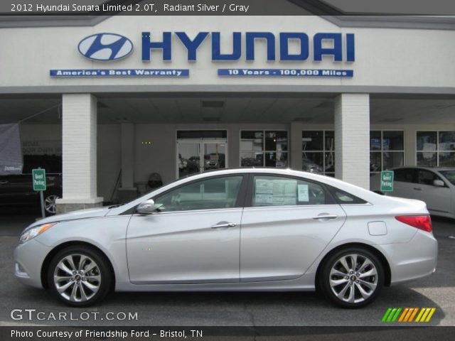 2012 Hyundai Sonata Limited 2.0T in Radiant Silver
