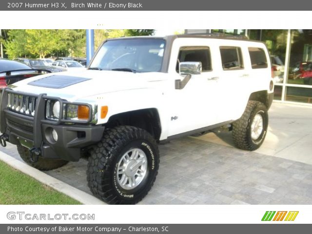 2007 Hummer H3 X in Birch White