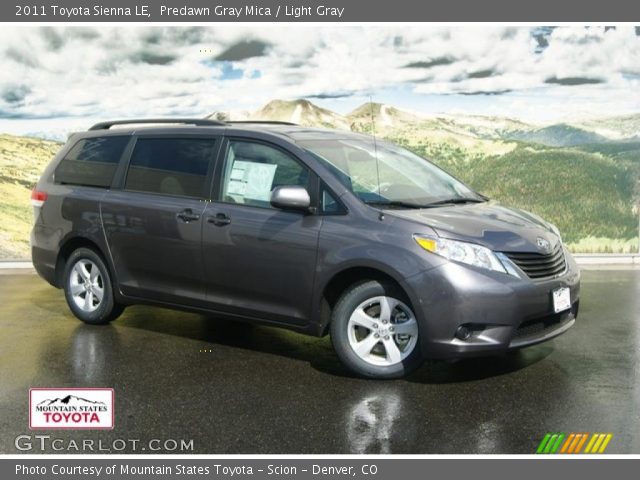 2011 Toyota Sienna LE in Predawn Gray Mica