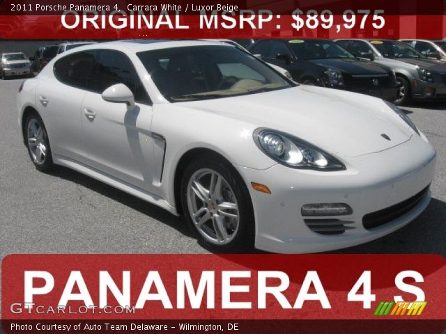2011 Porsche Panamera 4 in Carrara White