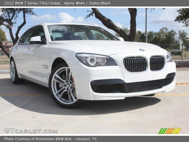 2012 BMW 7 Series 740Li Sedan in Alpine White
