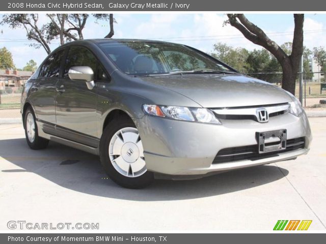 2008 Honda Civic Hybrid Sedan in Galaxy Gray Metallic