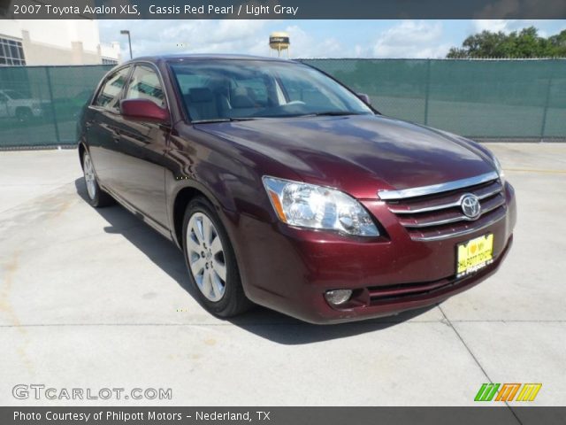 2007 Toyota Avalon XLS in Cassis Red Pearl