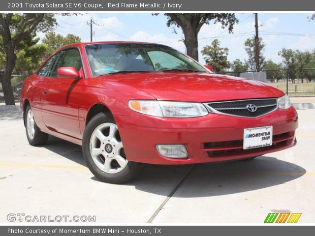 2001 Toyota Solara SE V6 Coupe in Red Flame Metallic