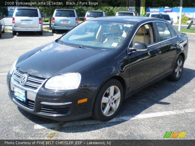 2008 Volkswagen Jetta SE Sedan in Black