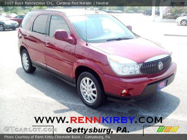 2007 Buick Rendezvous CXL in Cardinal Red Metallic