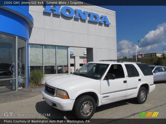 2000 GMC Jimmy SLE 4x4 in Summit White