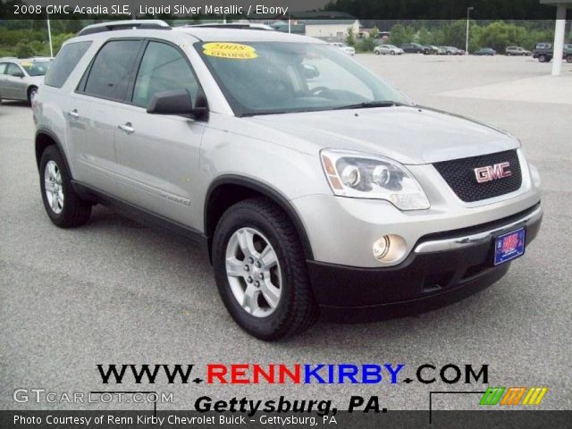 2008 GMC Acadia SLE in Liquid Silver Metallic