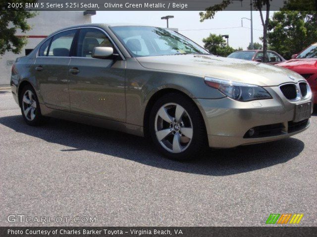 2005 BMW 5 Series 525i Sedan in Olivine Green Metallic